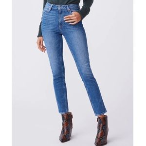 Paige Denim Sarah Slim High Rise Jeans